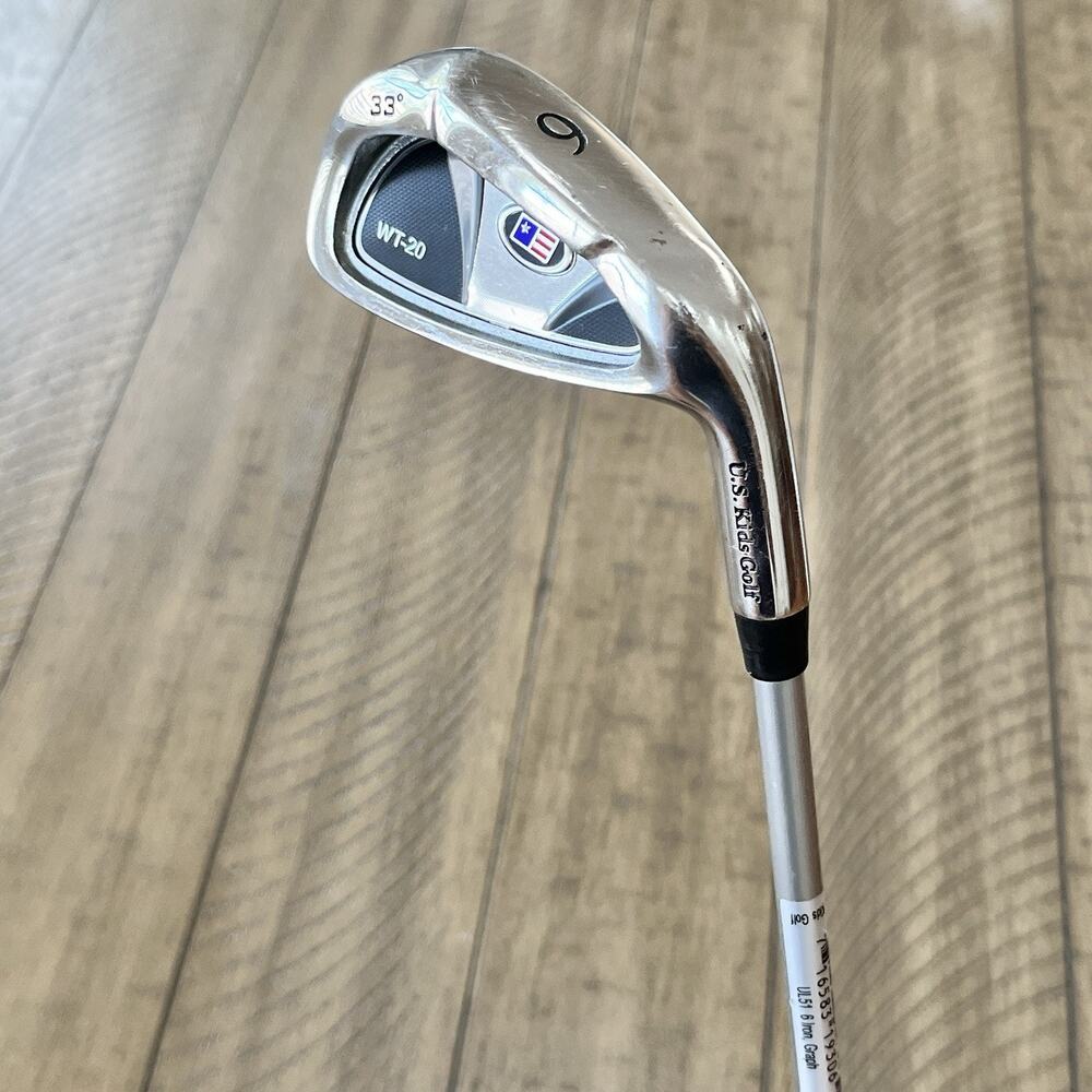 U.S. Kids Golf UL51 WT-20 Single 6 Iron Youth Graphite Right Handed 30.5"
